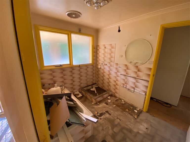 Bathroom in need of renovation